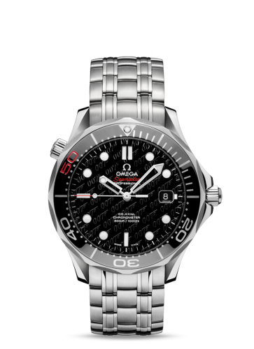 Omega Seamaster Diver 300M Co-Axial 41 Stainless Steel / Black / Bracelet James Bond 50th Anniversary